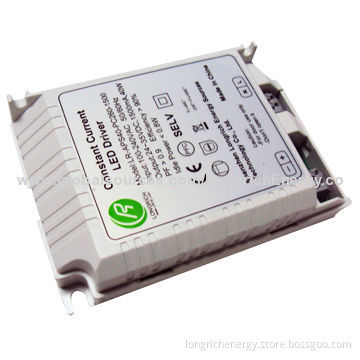 40W Constant Current LED Driver, 24 to 35V DC Output Voltage, CE Mark